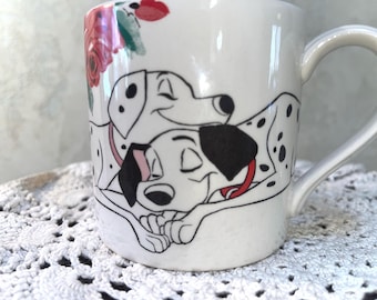 Limited Edition Cath Kidston x Disney 101 Dalmatians Pongo & Perdita Ceramic Mug