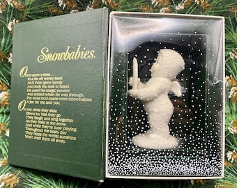 Vintage Snowbabies “Just One Little Candle” by Department 56 – #68233