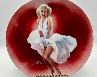 1990 Marilyn Monroe in the Seven Year Itch Collectors Plate. First