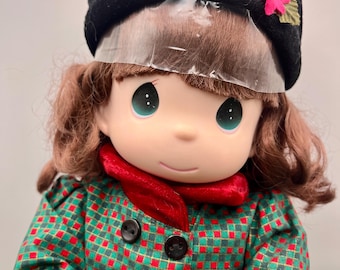 Vintage Precious Moments Doll – “Garden of Friends” Holly – December Doll 1997