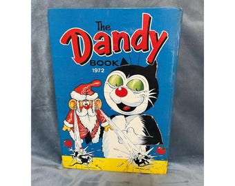 Vintage "The Dandy Book 1972": Korky's Tricky Puppet