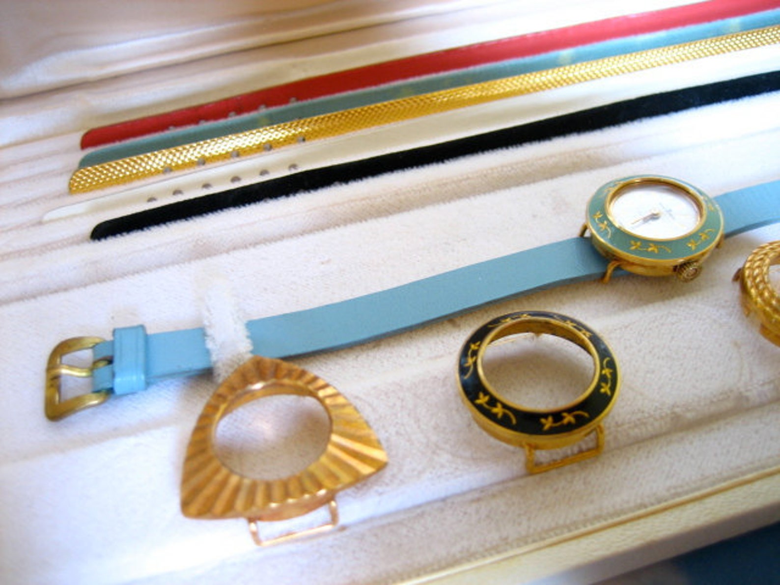 Vintage Bucherer Interchangeable Ladies Watch Set Etsy