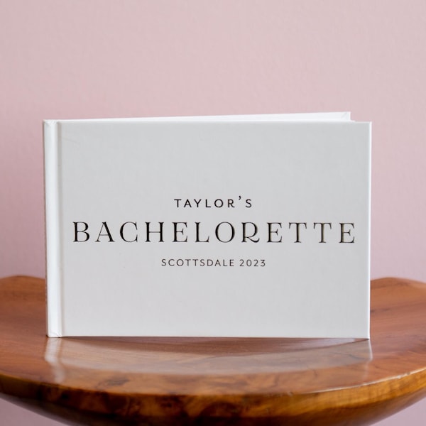 Personalized Bachelorette Party Guest Book: Polaroid Photo Album