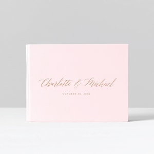 Wedding Guest Book, Minimalist Guest Book, Album for Wedding, Wedding Sign In Book, Foil Guest Book, Simple Guest Book