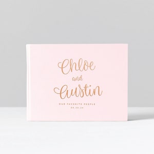 Wedding Guest Book, Neutral Guestbook, Album for Wedding, Wedding Sign In Book, Guestbook Foil, Script Wedding Guest Book, Cute Chic Book