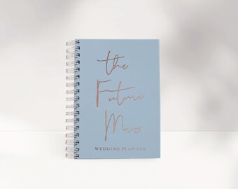 Blush Watercolor Wedding Planner Book: Personalized Foil Planner