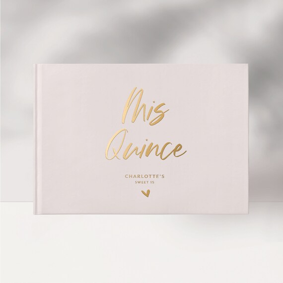 Quinceañera Guest Book, Guest Book Album for Birthday Party, Sign In