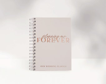 Blush Watercolor Wedding Planner Book, Custom Wedding Planner Book, Personalized Wedding Planner, Wedding Planner