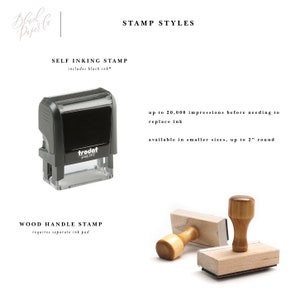 Return Address Stamp, Calligraphy Return Address Stamp, Custom Stamp, Self Inking Stamp, Personalized Stamp, Self Inking, Address Stamps image 5