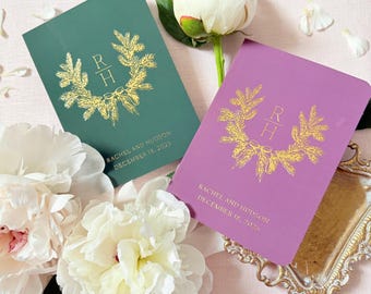 Winter Wedding Vow Books for Couples: Many Colors Available #christmas