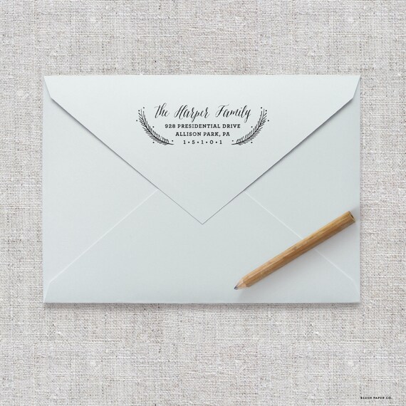 self inking return address stamp wedding invitation stamp save