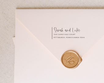 Personalized Return Address Stamp: Custom Self Inking Stamp