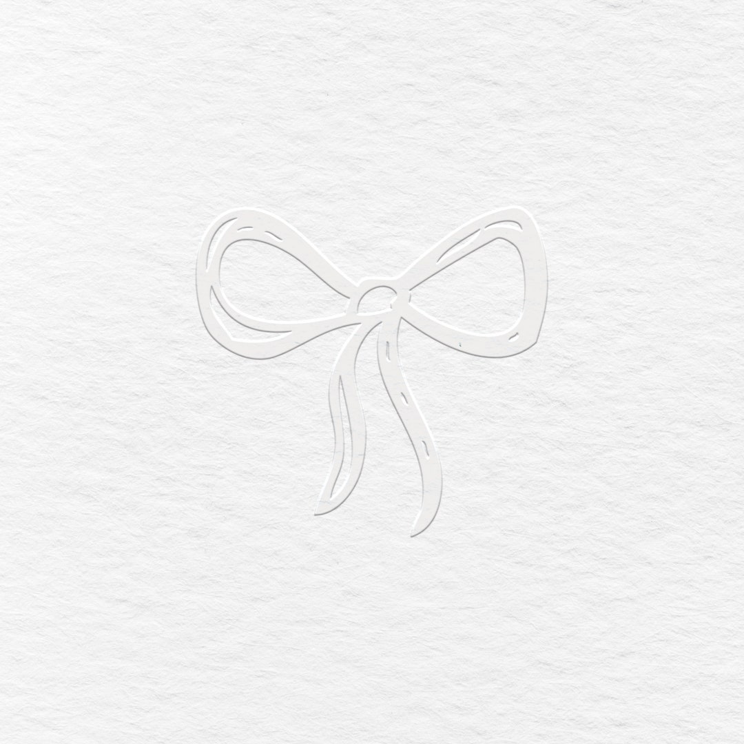 Bow Embosser, Bow Wedding Theme, Envelope Embosser, Emboss Wedding