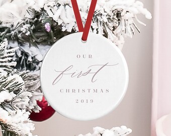 Married First Christmas Ornament - Christmas Ornament - Personalized Christmas Ornament - First Married Christmas - Christmas Ornament