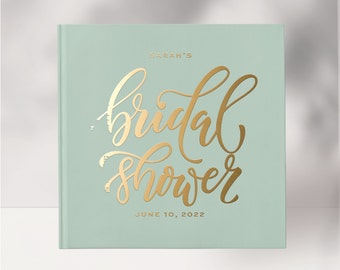 Bridal Shower Guest Book, Gold Foil Album, Future Wife To Be, Wifey, Photo Booth Album, Wedding Shower Guest Book, Simple Bridal Shower Book