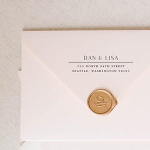 Personalized Return Address Stamp: Custom Self Inking Stamp