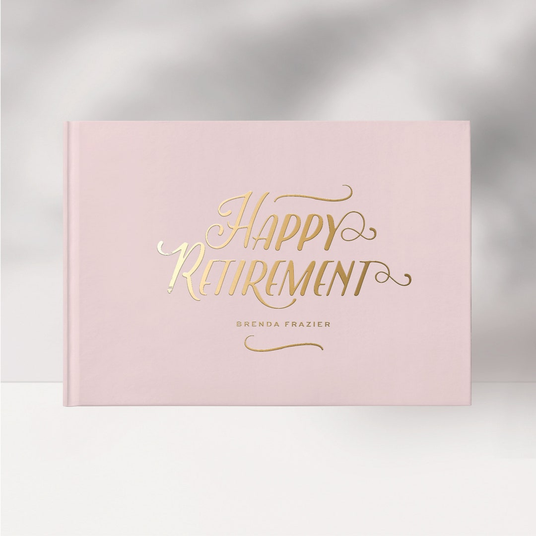 Retirement Guest Book, Retirement Party Gift Idea, Album for Party