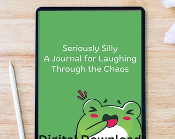 Laughing Journal pdf: Silly Mental Health Prompts (digitale download)