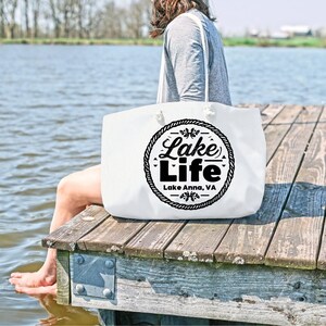 Custom Lake Life Weekender Bag, Perfect for Lake Trips, Travel, Weekend Getaways, Family Outings, Gifts for Lake Lovers