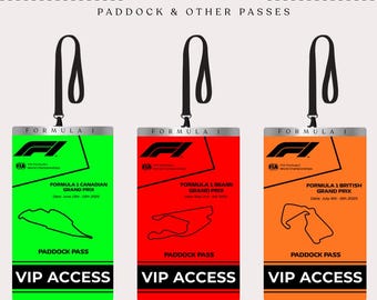 Editable Formula Ticket |  F1 US Grand Prix | Custom F1 Digital template | Surprise gift ticket for a race |  Printable F1 ticket