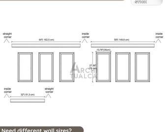 Aazon.co: Birdeco Preade Wall Olding Kit, Ready To Asseble Wainscoting Panels, Installed