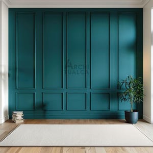 Wall Molding Kit for Accent Walls – Pre-Cut Decorative Trim Panels – Easy to Install Wall Molding Kit- Modern Moulding Frame Set
