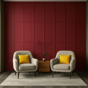 Modern Wall Molding Kit – Pre-Cut Trim Panels for Accent Walls – Easy to Install Wall Molding Kit – Paintable Decorative Wall Frame Set