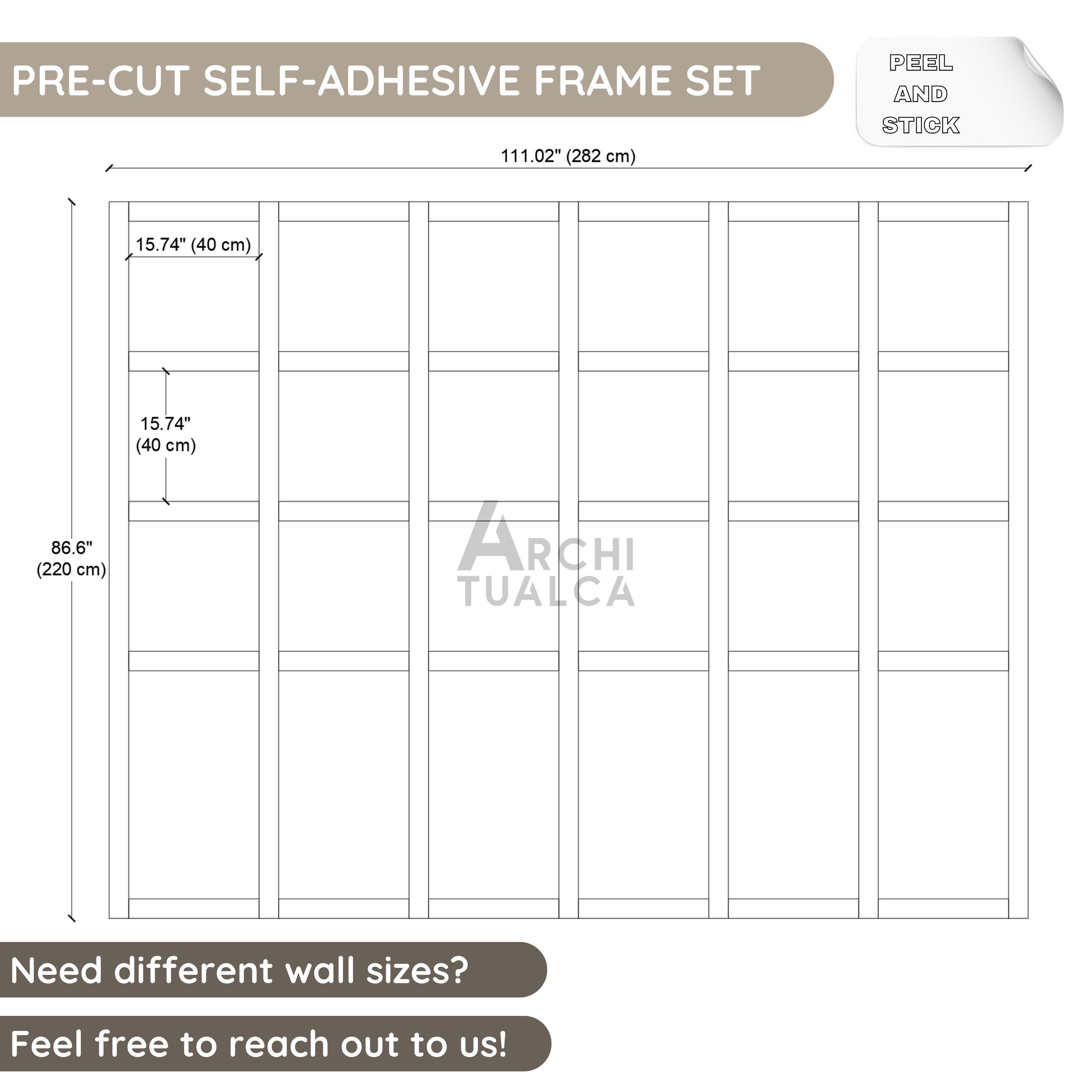 Board and Batten Wall Panel Kit – Peel and Stick Decorative Trim ...