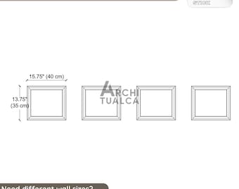 Custom Order, Precut Half Wall Molding Kit, Peel and Stick Wainscoting Panels