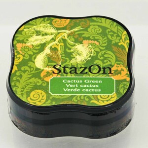 StazOn Solvent Midi Stempelkissen in Cactus Green -- Tsukineko -- NEUE GRÖSSE