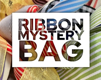 RIBBON MYSTERY BAG C - 3 Yards of 1" Width and Up