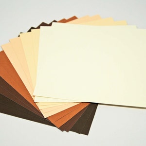 DESTASH Basic Timeless Colors Cardstock -- 6 x 6 pulgadas -- Cartulina texturizada de alta calidad -- 12 piezas