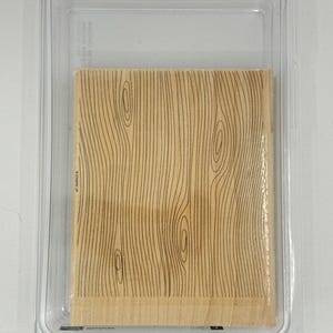 DESTASH - Stampin Up - Grano de madera grande - sello de fondo usado con cuidado