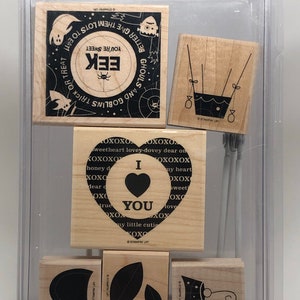 DESTASH -- Stampin Up -- Sweet Centers -- Preparación de tarjetas Halloween Día de San Valentín Navidad