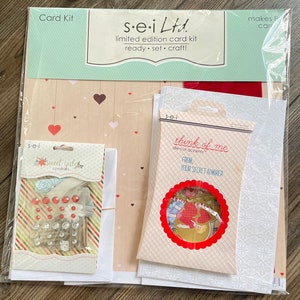 DESTASH - With All My Heart Card Kit SEI - macht 8 Karten - Neu