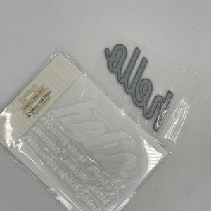 DESTASH PaperTrey Ink - Wonderful Words Hello - Clear Stamp Set Hello from the heart
