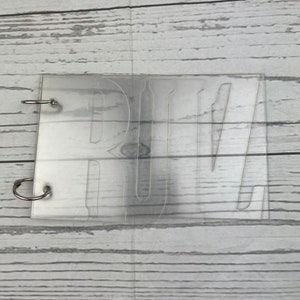 Acrylic Scrapbook Album - "RUIZ"