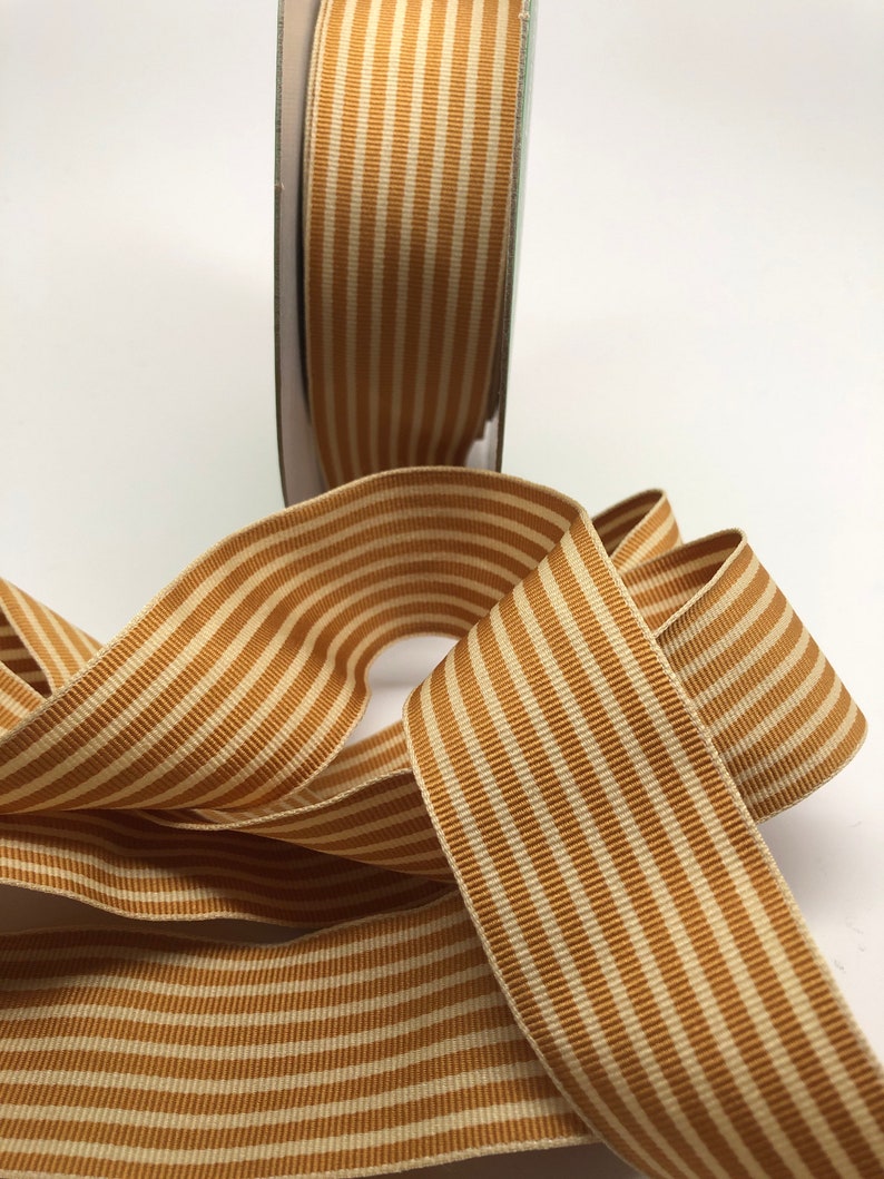BULK Striped Grosgrain Ribbon 1.5 Inches Honey Cream 15 Yards Etsy UK