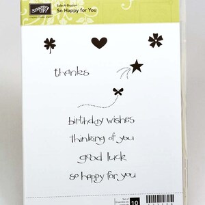 DESTASH -- Stampin Up -- So Glücklich Für Sie -- Danke Geburtstagswünsche