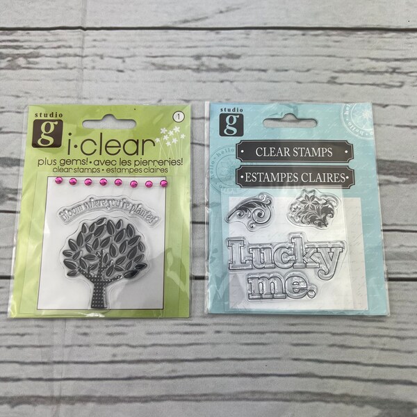 Studio G Clear Stamp Etsy
