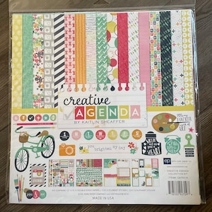DESTASH - Echo Park Paper Co - creative agenda - Patterned   Paper Pack 12 x 12