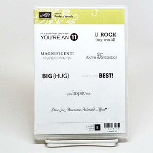 DESTASH -- Stampin Up -- Parole perfette -- U Rock Sei un 11 Mi ispiri