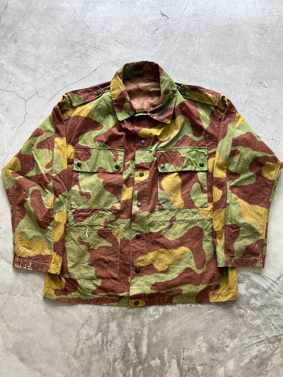 50s60s Italian Army Sanmalco Camo jacket Vintage 50s-60s Italian