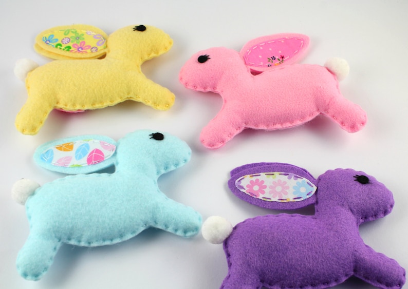 Felt Bunny Pattern Felt Rabbit SVG Pattern Bunny Pattern ...