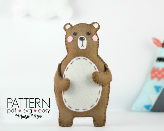 bear plush pattern