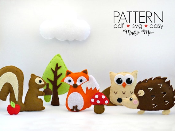 woodland felt mobile