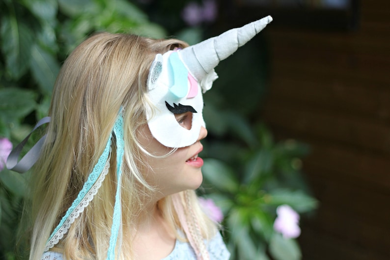 Download Felt Unicorn Mask Pattern SVG Mask Template Unicorn | Etsy