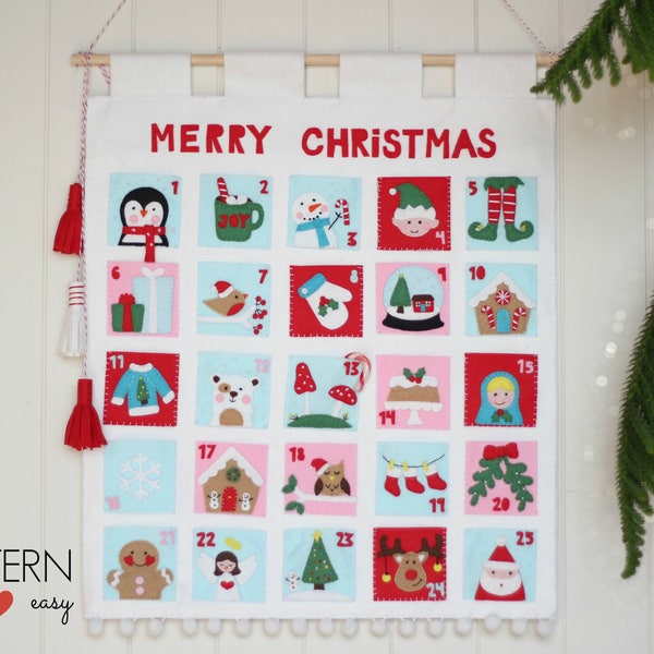 Felt Advent Calendar Etsy