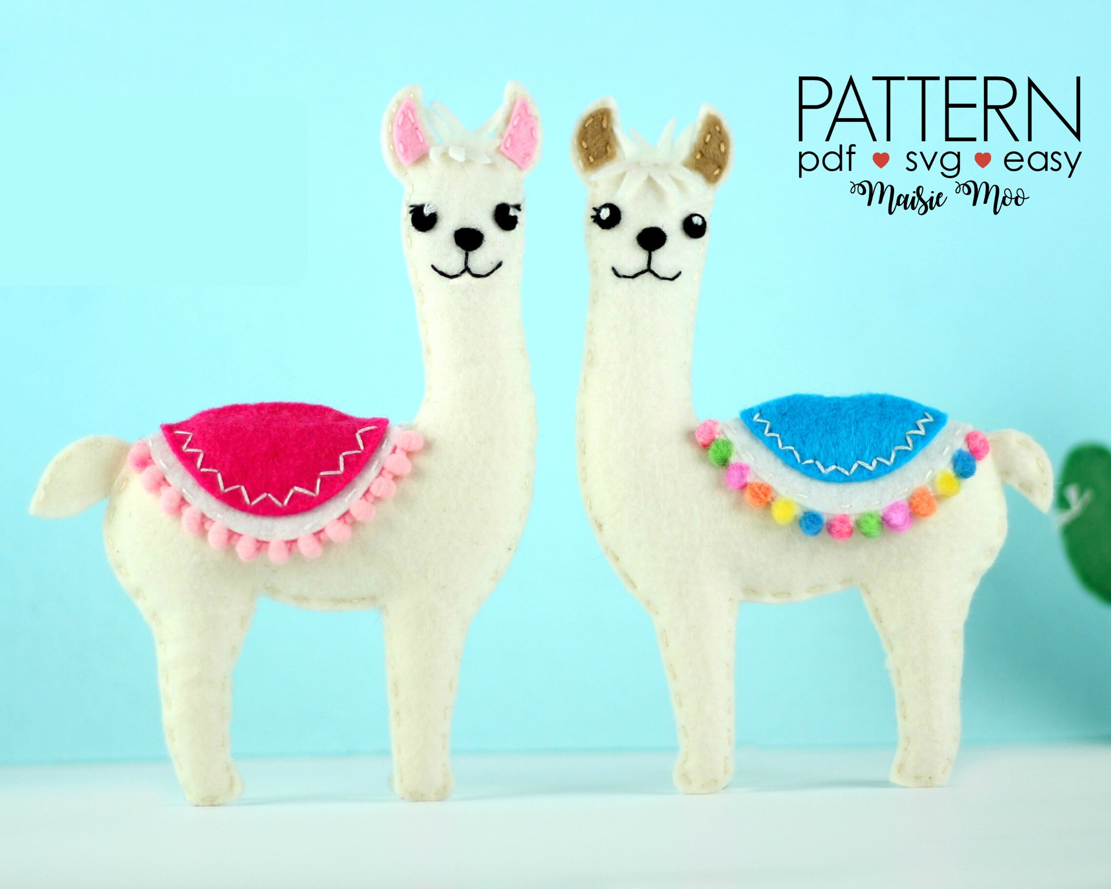 Llamas Felt Craft Kit – Hipstitch