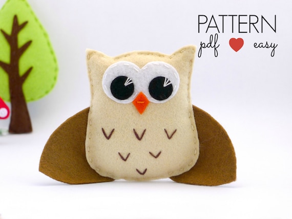 owl plush pattern